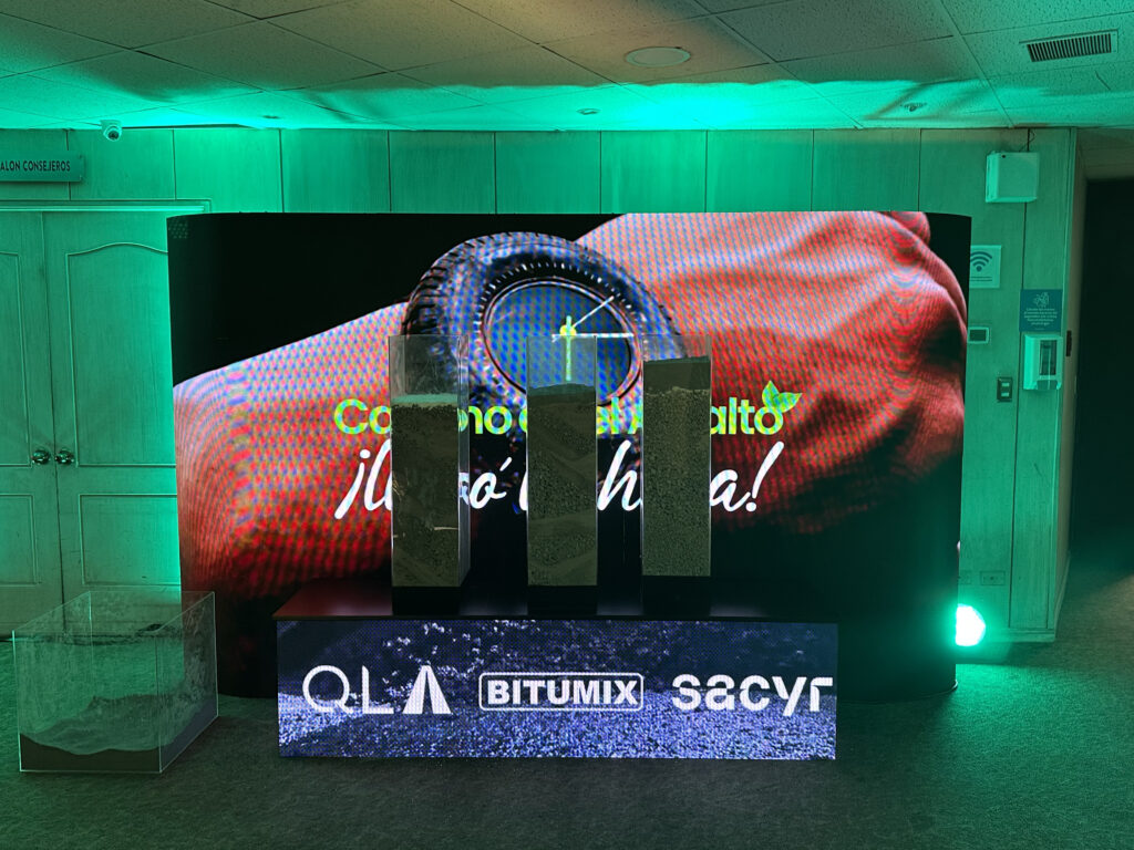 seminario caucho en el asfalto